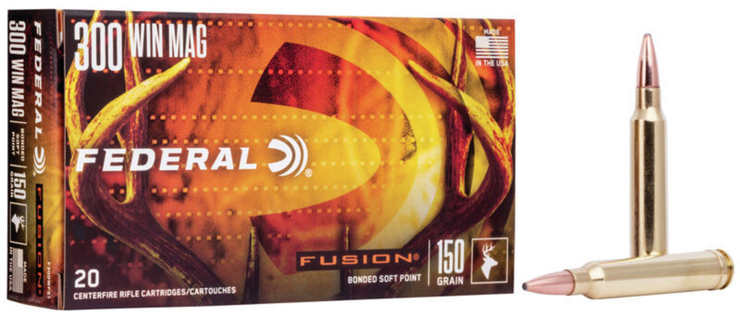 Federal Fusion Ammo 300 WinMag 150grain 20 Rounds image 0