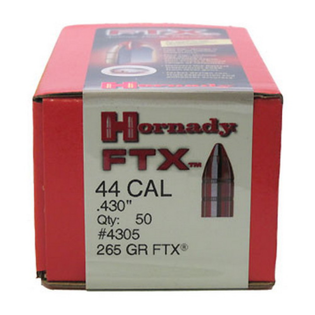 Hornady 44 Cal .430 265 gr FTX #4305 Box of 50 image 0