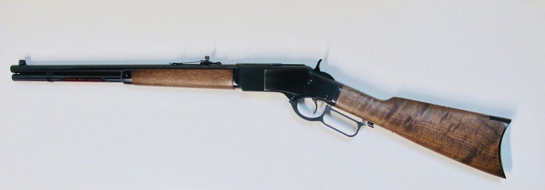 Winchester 1873 Short Rifle 44-40win Wood Blued image 2