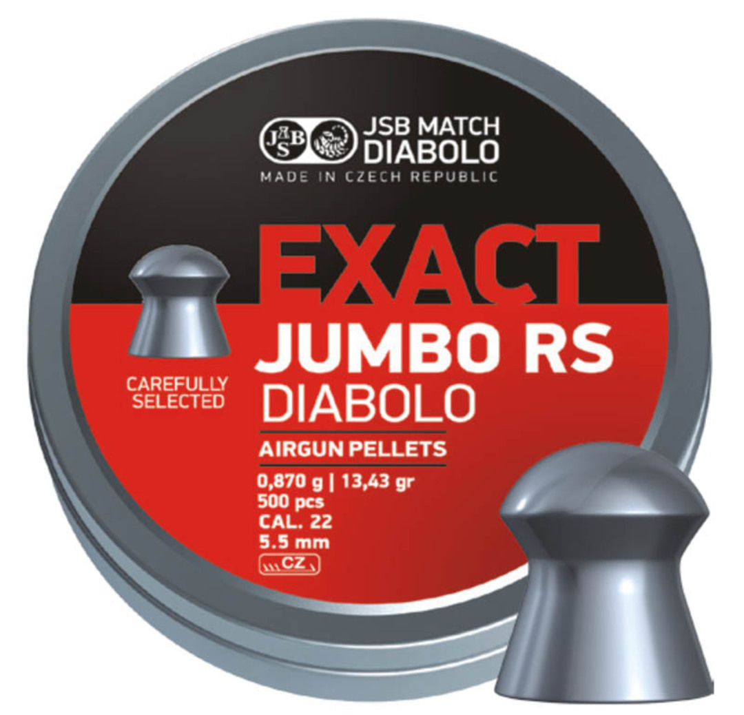 JSB Exact Jumbo RS .22cal 13.43gr x500 image 0