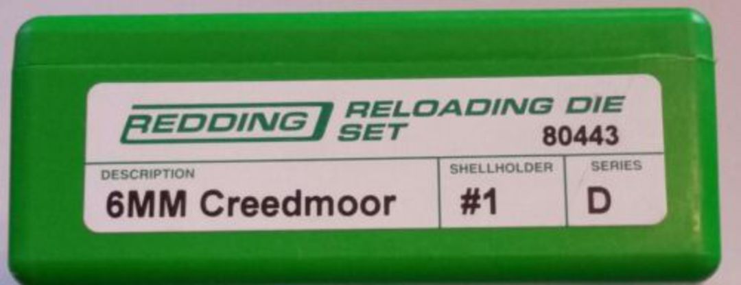 Redding Full Length Die Set 6mm Creedmoor #80443 image 1