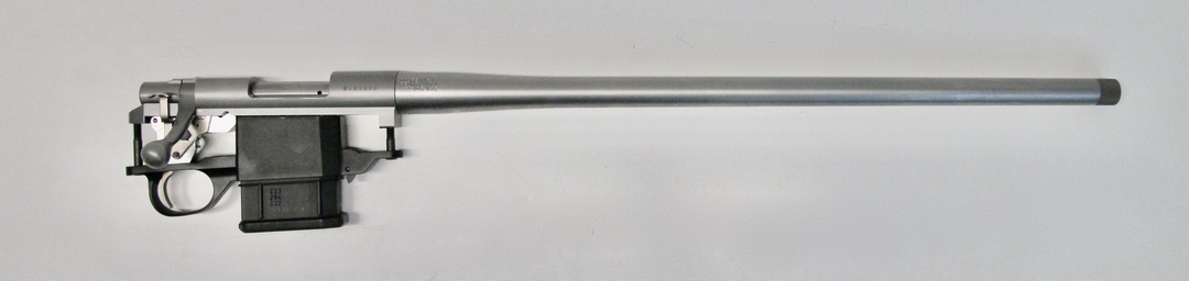 Howa Mini Action 223 Rem 20" Barrelled Action Heavy Barrel Threaded (Stainless finished) image 0