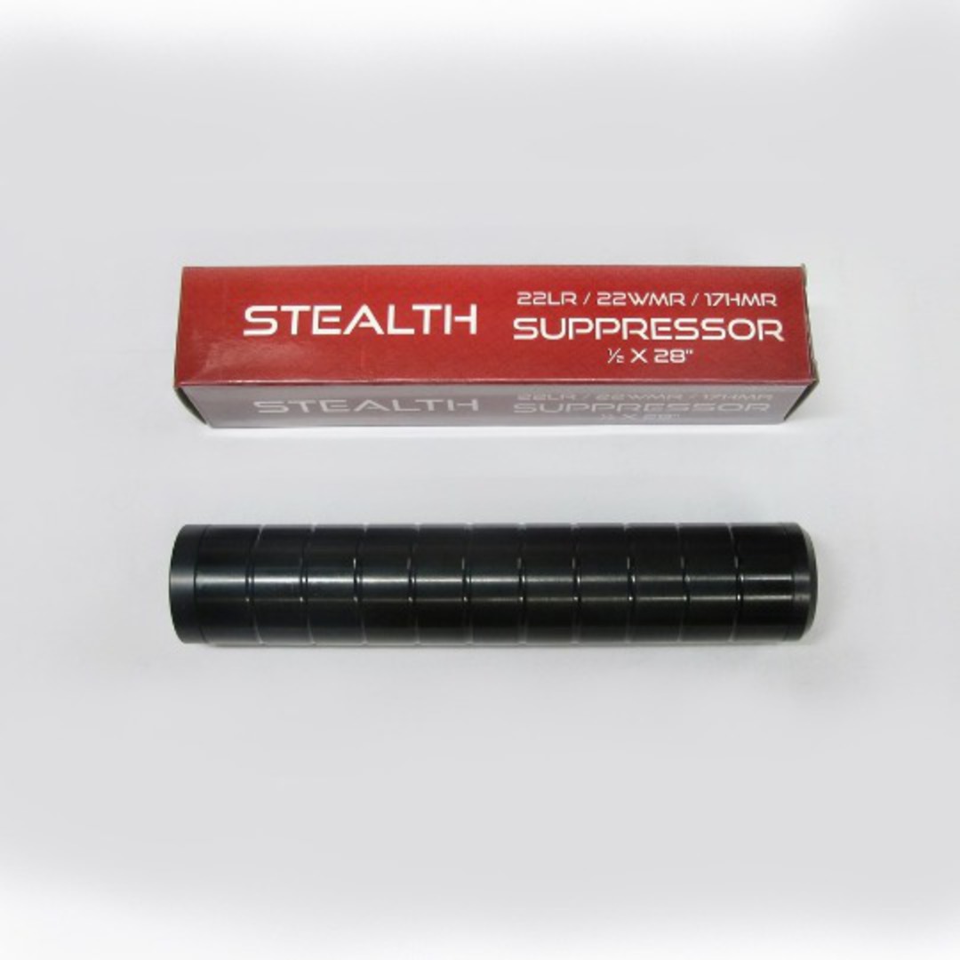Stealth Rimfire Suppressor .22LR/17HMR/22WMR  1/2x28 image 0