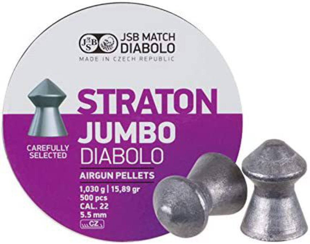 JSB Jumbo Straton .22 cal Pellets x500 image 0