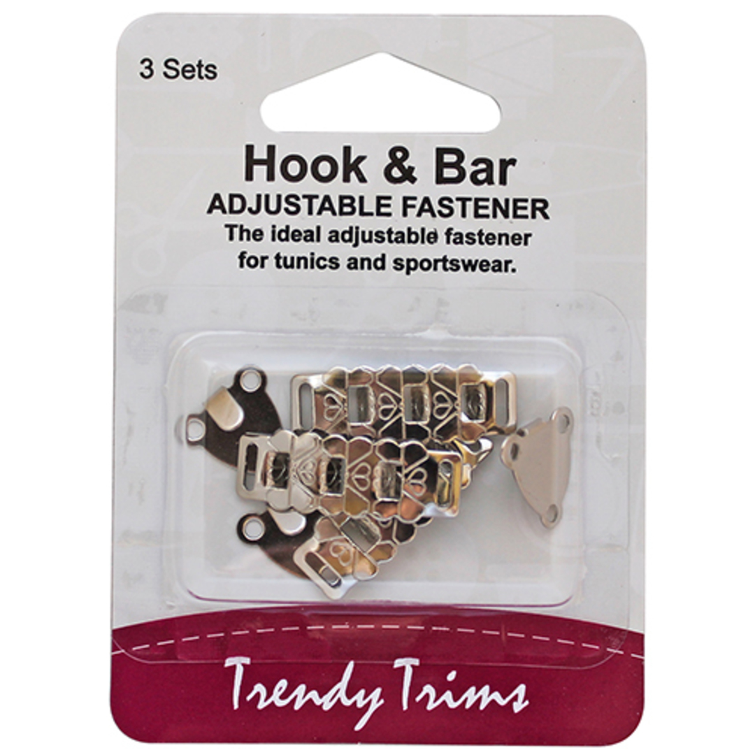 Hook and Bar Adjustable Nickel image 0