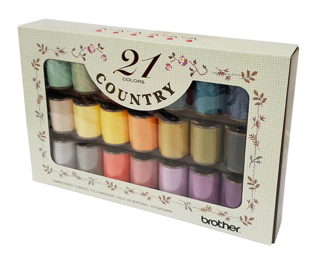 Box of 21 Brother Country Threads image 0