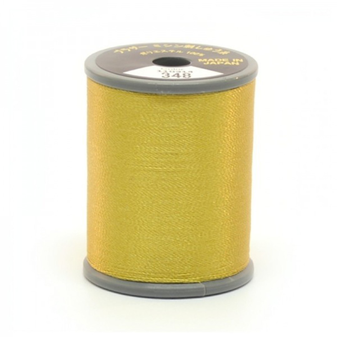 Brother Polyester Embroidery Thread 300m #348 Khaki —  -  Sewing Supplies