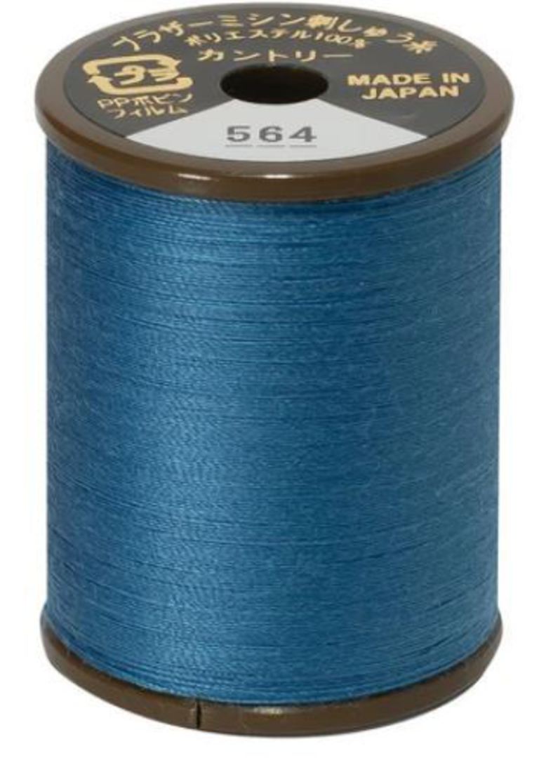 Brother Country Thread - 300m - Electric Blue 564 image 0