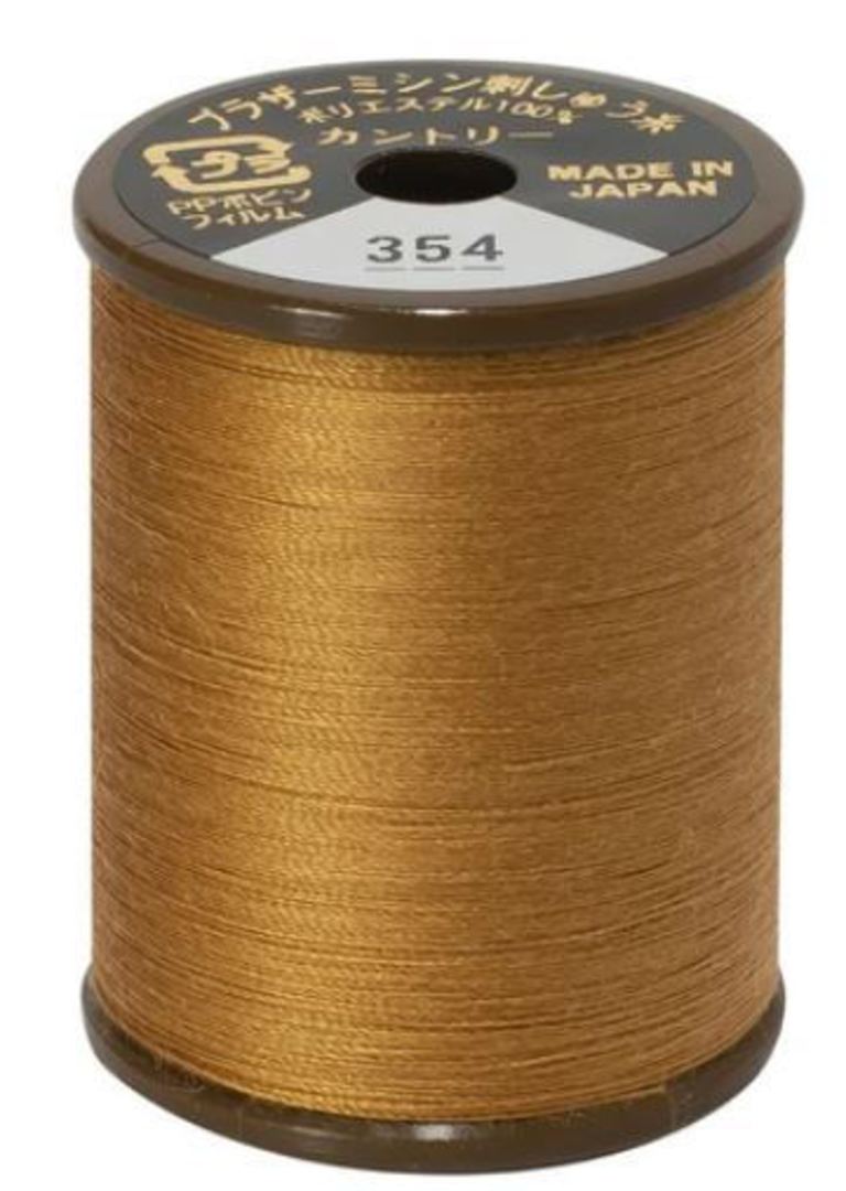 Brother Country Threads - 300m - Deep Gold image 0