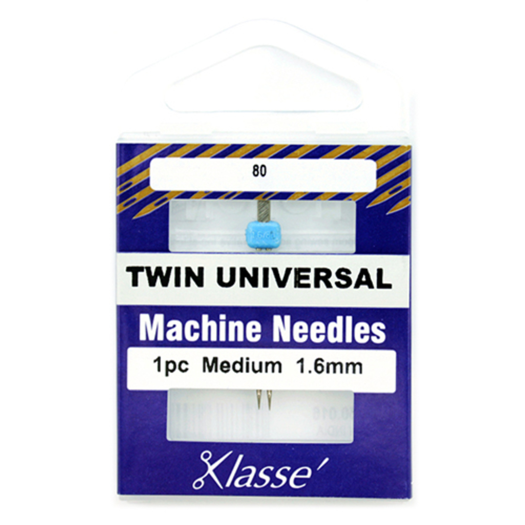 Klasse Machine Needle Twin Universal 80/1.6mm image 0