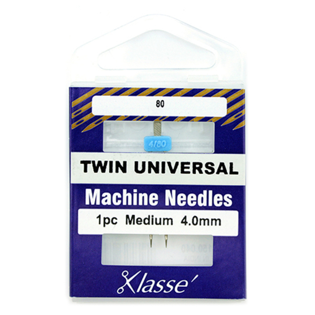 Klasse Machine Needle Twin Universal 4.0mm image 0