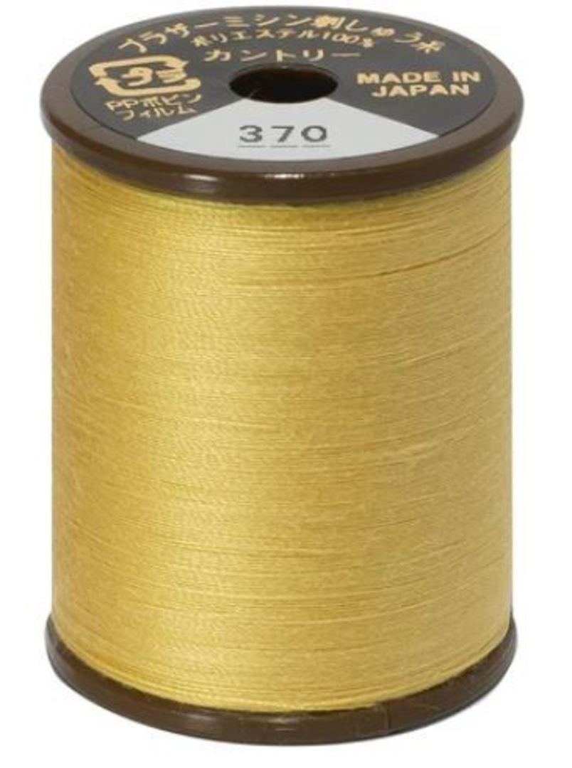 Brother Country Thread - 300m - Cream Yellow 370 image 0