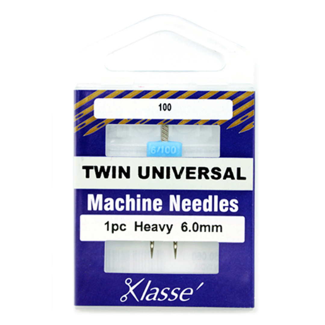 Klasse Machine Needle Twin Universal 6.0mm image 0