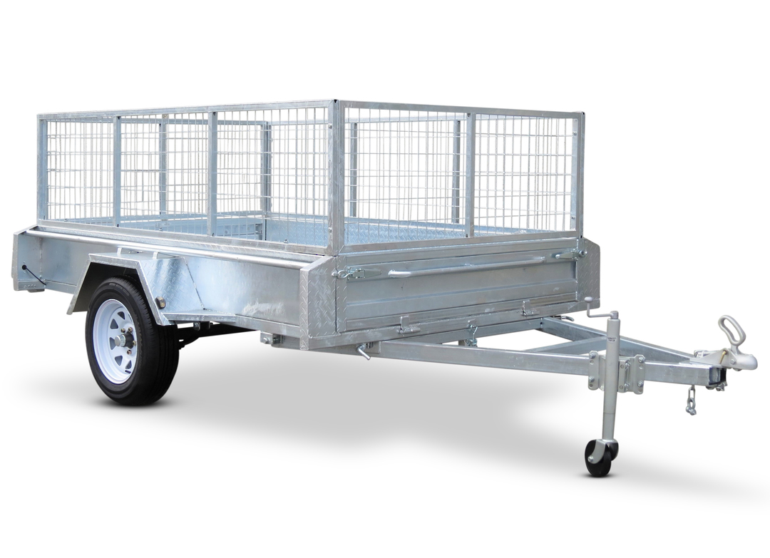 Safari 8x5 Single Axle Box Trailer Incl 600mm Cage - Safari Trailers