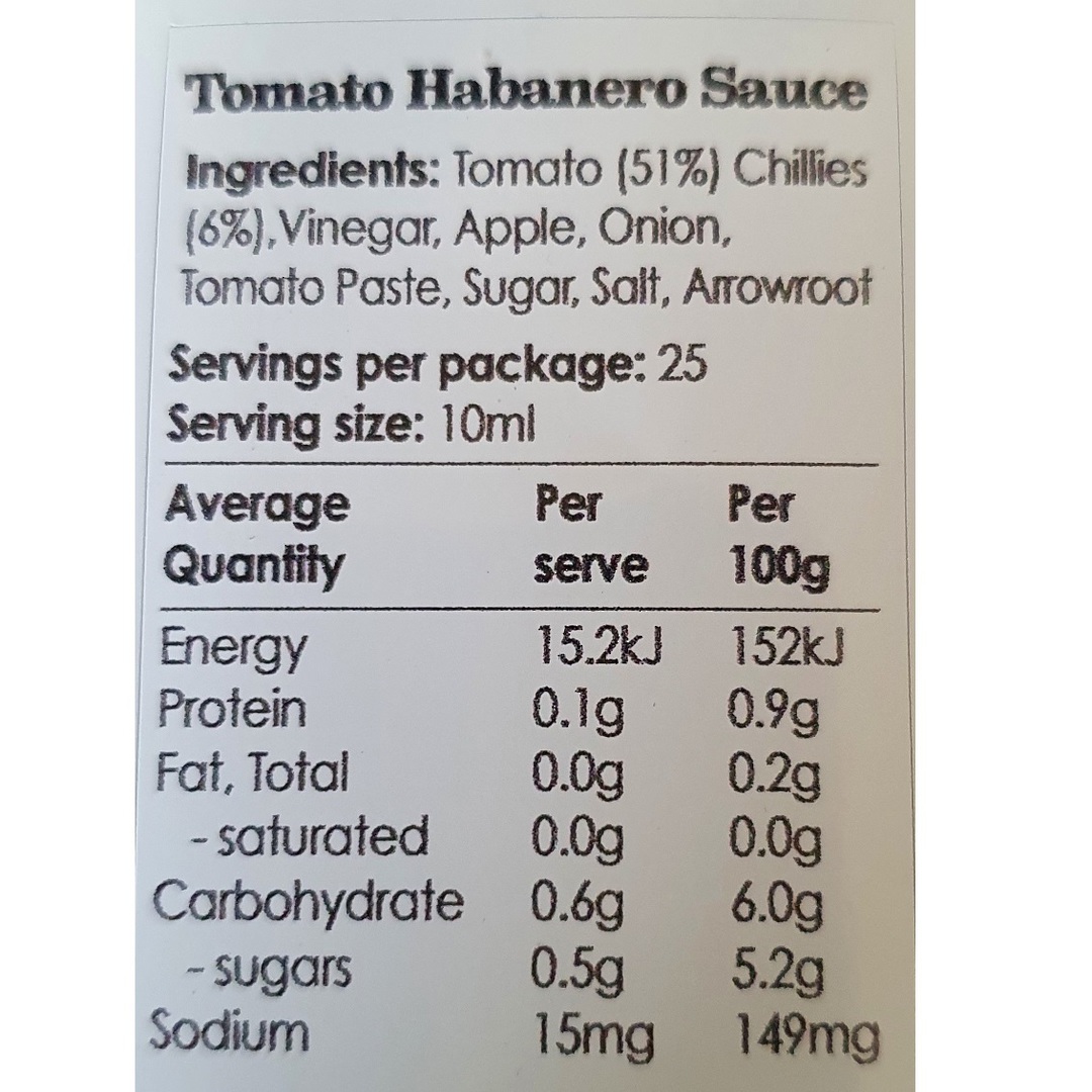Tomato Habanero Sauce image 1