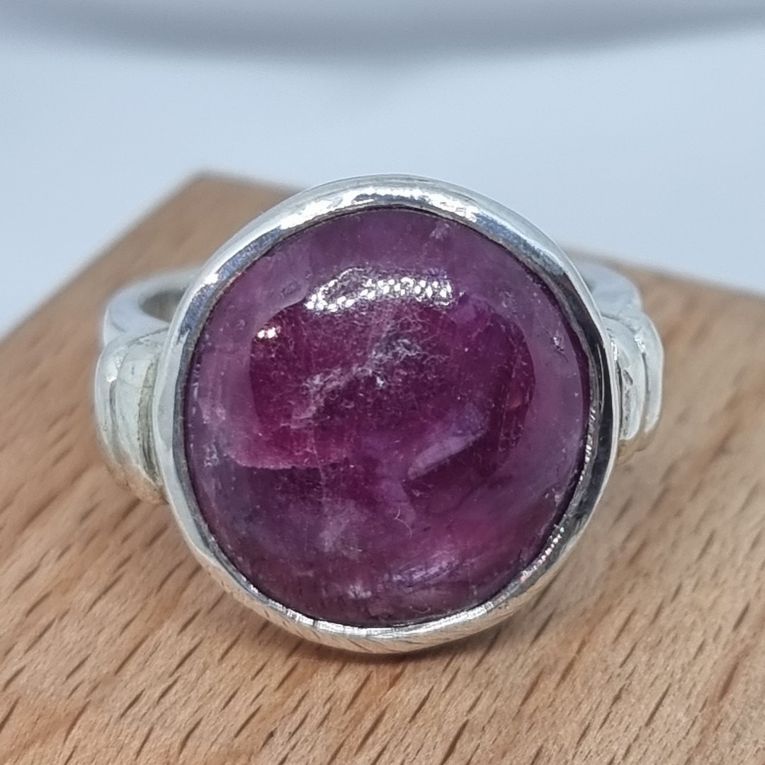 Made in NZ sterling silver ruby ring image 4