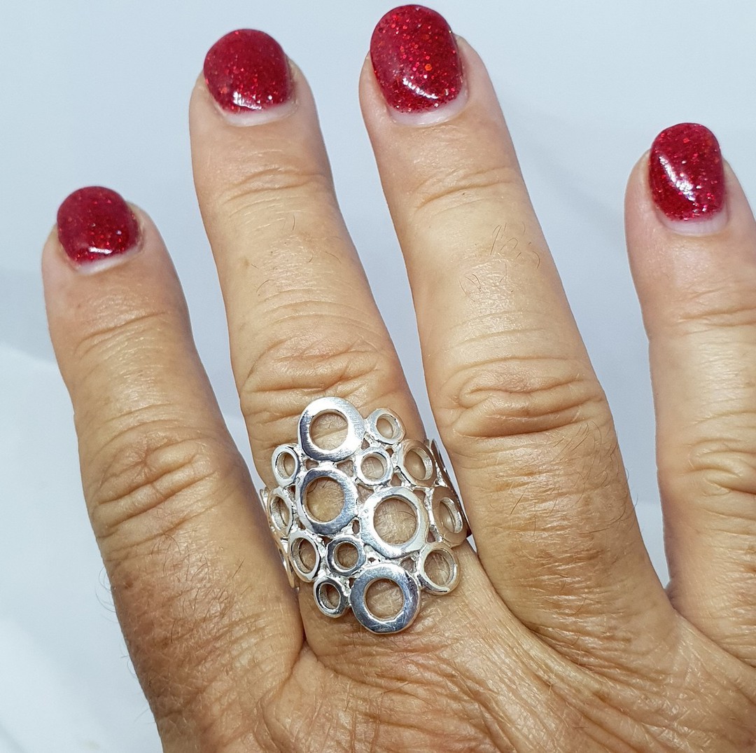 Sterling Silver Ring | Excellent middle finger ring image 6