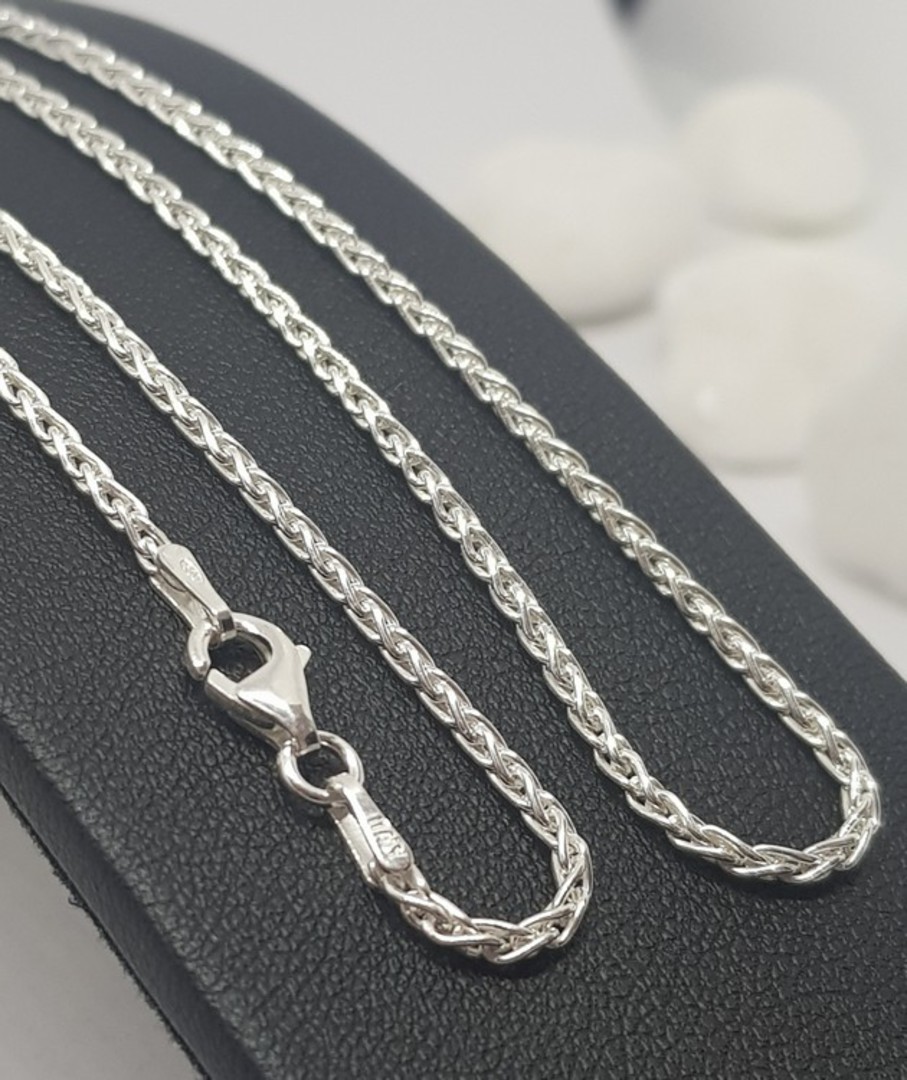 Sterling silver chain, 50cms image 0