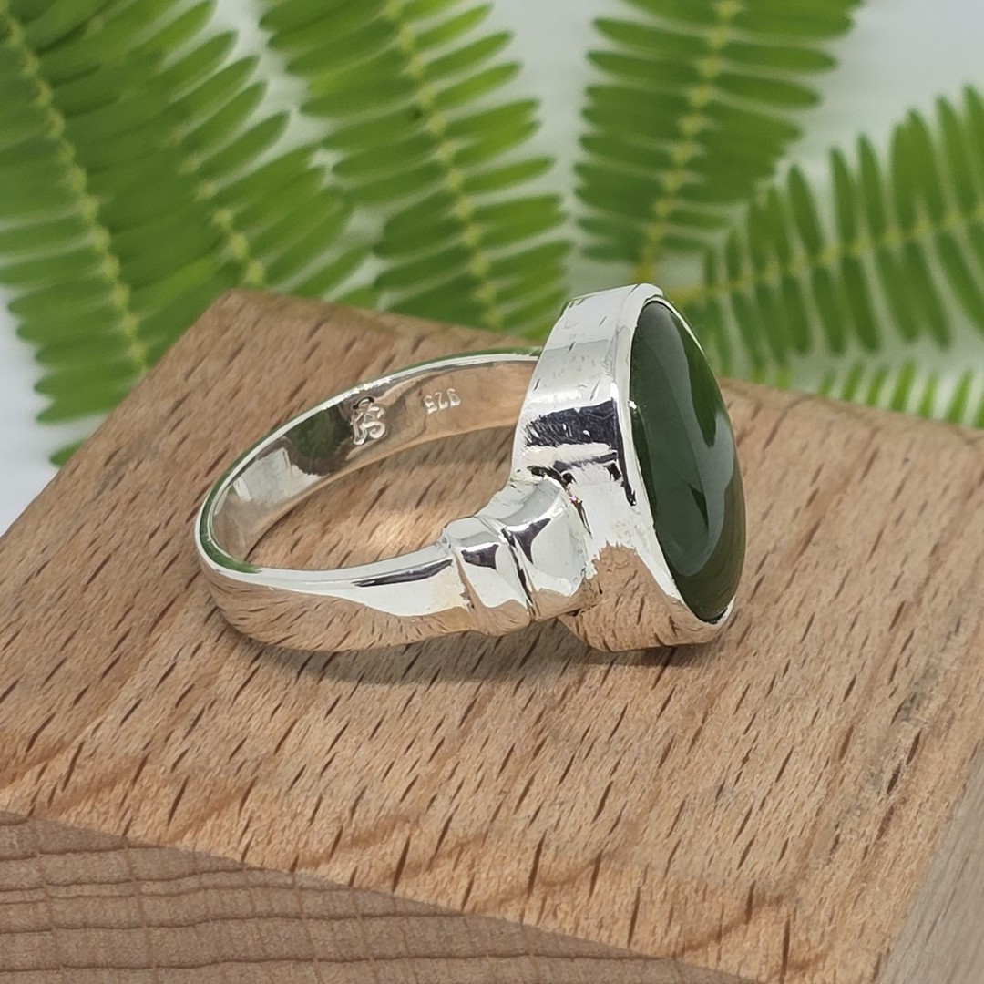 Greenstone ring, made in NZ image 0