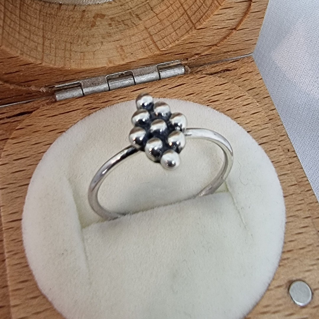 Sterling silver stacking ring image 2