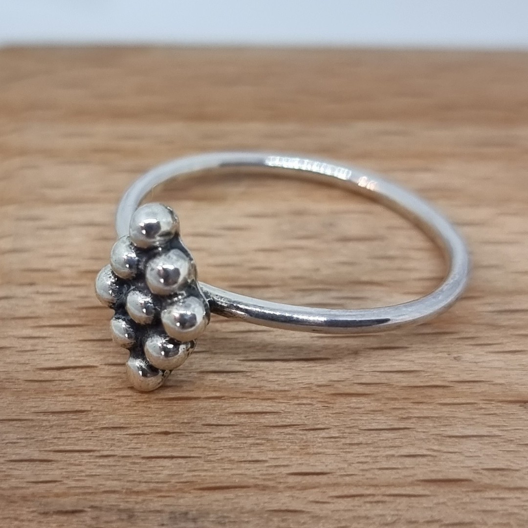 Sterling silver stacking ring image 1