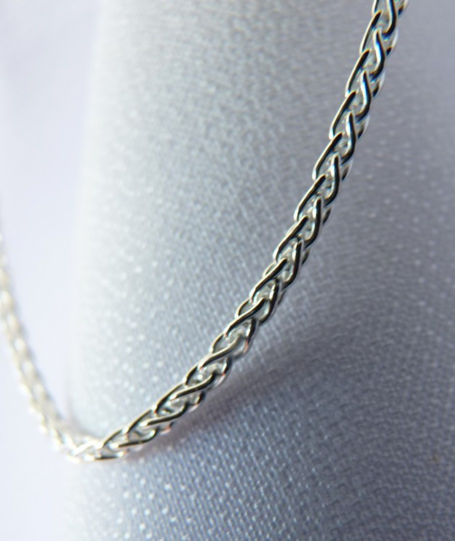 Sterling silver chain, 50cms image 2