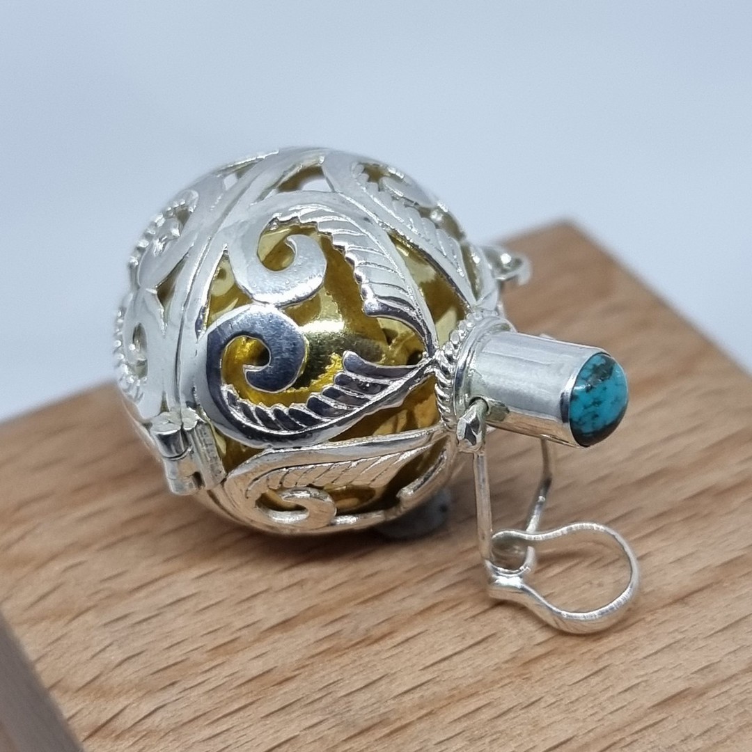 Sterling silver harmony ball with bell inside image 4