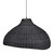 Click to swap image: &lt;strong&gt;Flutter Lg Woven Pendant-Blac&lt;/strong&gt;&lt;/br&gt;Dimensions: 675 Dia x H400mm