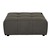 Click to swap image: &lt;strong&gt;Sidney Slouch Ottoman -Cinder&lt;/strong&gt;&lt;/br&gt;Dimensions: W1020 x D1020 x H390mm
