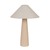 Click to swap image: &lt;strong&gt;Lamp Canopy Tbl Lamp-Matt Sand&lt;/strong&gt;&lt;br&gt;Dimensions: 450 Dia x H640mm