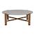 Click to swap image: &lt;strong&gt;Isla Coffee Table - Warm Sand/Teak&lt;/strong&gt;&lt;/br&gt;Dimensions:&lt;/br&gt;1060 Dia x H350mm