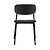Click to swap image: &lt;strong&gt;Lathan Dining Chair-Black Ash /Black Metal&lt;/strong&gt;&lt;br&gt;Dimensions: W485 x D505 x H760mm&lt;br&gt;Shipped: K/D - Requires Assembly on site - 0.26m3