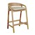 Click to swap image: &lt;strong&gt;Tolv Inlay Barstool-Limestone/Light Oak - RRP - &#36;1258&lt;/strong&gt;&lt;/br&gt;Dimensions: W545 x D495 x H785mm&lt;/br&gt;Shipped: Assembled - 0.263m3&lt;/br&gt;&lt;strong&gt;Upholstery&lt;/strong&gt;&lt;/br&gt; - Colour: Limestone Leather&lt;/br&gt; - Composition: Aniline leather&lt;/br&gt; - Removable Covers: No&lt;/br&gt;&lt;strong&gt;Product&lt;/strong&gt;&lt;/br&gt; - Care Label: This is a porous leather. Variations in the hide may occur and markings may be visible. This is considered a natural characteristic of this leather and is not a fault.&lt;/br&gt; - Item Weight: 7kg&lt;/br&gt; - Max. Weight: 120kg&lt;/br&gt; - Stackable: No&lt;/br&gt;&lt;strong&gt;Frame&lt;/strong&gt;&lt;/br&gt; - Colour: Light Oak&lt;/br&gt; - Material: Solid Oak&lt;/br&gt;&lt;strong&gt;Cushion&lt;/strong&gt;&lt;/br&gt; - Fill: Foam&lt;/br&gt;&lt;strong&gt;Additional Dimensions&lt;/strong&gt;&lt;/br&gt; - Arm Height: 720mm&lt;/br&gt; - Back: 120mm&lt;/br&gt; - Seat Depth: 420mm&lt;/br&gt; - Seat Height: 665mm