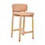 Click to swap image: &lt;strong&gt;Sketch Pinta Barstool-Pecan Leather&lt;/strong&gt;&lt;h5&gt;RRP - &#36;1,386&lt;/h5&gt;Dimensions: W470 x D490 x H900mm&lt;br&gt;Shipped: Assembled - 0.233m3&lt;br&gt;&lt;strong&gt;Additional Dimensions&lt;/strong&gt;&lt;/br&gt; - Back Height: 240mm from top of seat&lt;br&gt; - Footrest Height: 220mm&lt;br&gt; - Seat Width: 470mm&lt;br&gt; - Seat Depth: 410mm