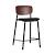 Click to swap image: &lt;strong&gt;Lathan Barstool Low-Walnut Ash/Black Metal&lt;/strong&gt;&lt;br&gt;Dimensions: W510 x D520 x H950mm&lt;br&gt;Shipped: K/D - Requires Assembly on site - 0.29m3