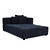 Click to swap image: &lt;strong&gt;Sidney Slouch Rig Chaise-Copeland Ink&lt;/strong&gt;&lt;/br&gt;Dimensions: W1310 x D1990 x H730mm