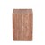 Click to swap image: &lt;strong&gt;Elle Block Sq Tall SideTb-Red Travertine&lt;/strong&gt;&lt;/br&gt;Dimensions: W340 x D340 x H500mm