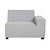 Click to swap image: &lt;strong&gt;Aruba Cube 1Seater Right Sofa-Lead&lt;/strong&gt;&lt;/br&gt;Dimensions: W1080 x D900 x H750mm