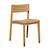 Click to swap image: &lt;strong&gt;Sketch Poise Dining Chair - Camel Leather/Light Oak&lt;/Strong&gt;&lt;br&gt;&lt;br&gt;Dimensions: W490 x D520 x H790mm