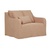 Click to swap image: &lt;strong&gt;Sidney Slip Sofa Chair-Soft Clay&lt;/strong&gt;&lt;/br&gt;Dimensions: W1100 x D870 x H800mm