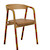 Click to swap image: &lt;strong&gt;Tolv Inlay Upholstered Armchair - Camel RRP-&#36;N/A&lt;/strong&gt;&lt;/br&gt;Dimensions: W415 x D500 x H770mm&lt;/br&gt;Shipped: Assembled - 0.234m3&lt;/br&gt;Frame Colour - Light Oak&lt;/br&gt;Frame Material - Solid Oak&lt;/br&gt;Product Weight - 6kg&lt;/br&gt;Seat Height - 470mm&lt;/br&gt;Seat Max. Weight - 120kg&lt;/br&gt;Upholstery Colour - Camel&lt;/br&gt;Upholstery Material - Leather