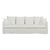 Click to swap image: &lt;strong&gt;Vittoria Slipcover 4-Seater Sofa-Milk - RRP-&#36;6121&lt;/strong&gt;&lt;/br&gt;Dimensions: W2450 x D870 x H780mm&lt;/br&gt;Shipped: Assembled - 1.841m3&lt;/br&gt;Cushion Construction - Sofa Cushion Profile - Soft&lt;/br&gt;Filling Material - Foam &amp; Feathers&lt;/br&gt;Upholstery Colour - Milk&lt;/br&gt;Upholstery Configuration - Removable Slip cover&lt;/br&gt;Upholstery Material - Fabric (100&#37; Linen)