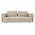 Click to swap image: &lt;strong&gt;Sidney Tullio 3S Sofa - Natural Speckle&lt;/strong&gt;&lt;br&gt;Dimensions: W2330 x D1100 x H900mm&lt;br&gt;Shipped: Assembled - 2.5m3