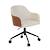 Click to swap image: &lt;strong&gt;Riley Office Chair - Seashell/Tan - RRP-&#36;918&lt;/strong&gt;&lt;/br&gt;Dimensions: W570 x D650 x H780-835mm&lt;/br&gt;Shipped: Assembled (K/D Legs) - 0.171m3&lt;/br&gt;&lt;strong&gt;Leg&lt;/strong&gt;&lt;/br&gt; - Finish: Matt Powdercoated&lt;/br&gt; - Material: Metal&lt;/br&gt; - Colour: Black&lt;/br&gt;&lt;strong&gt;Product&lt;/strong&gt;&lt;/br&gt; - Item Weight: 9.5kg&lt;/br&gt; - Max. Weight: 110kg&lt;/br&gt; - Assembly State: Assembled (K/D Legs)&lt;/br&gt; - Stackable: No&lt;/br&gt;&lt;strong&gt;Upholstery&lt;/strong&gt;&lt;/br&gt; - Removable Covers: No&lt;/br&gt; - Martindale Count: 40000 (Fabric) - 70000 (PU)&lt;/br&gt; - Composition: 100&#37; Polyester &amp; PU&lt;/br&gt; - Colour: Seashell/Vintage Tan PU