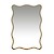 Click to swap image: &lt;strong&gt;Verona Wave Mirror-Ant Brass&lt;/strong&gt;&lt;/br&gt;Dimensions: W900 x D30 x H600mm