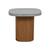 Click to swap image: &lt;strong&gt;Sketch Gion Side Table - Warm Grey/Oak - RRP-&#36;N/A&lt;/strong&gt;&lt;/br&gt;Dimensions:&lt;/br&gt;550 Dia x H500mm&lt;/br&gt;Shipped:&lt;/br&gt;K/D - Requires Assembly on site - 0.104m3&lt;/br&gt;&lt;strong&gt;Additional Dimensions&lt;/strong&gt;&lt;/br&gt; - Thickness Of Top: 40mm&lt;/br&gt; - Height To Underside Of Top: 460mm&lt;/br&gt;&lt;strong&gt;Frame&lt;/strong&gt;&lt;/br&gt; - Material: Oak&lt;/br&gt; - Colour: Light Oak&lt;/br&gt; - Sealer: PU&lt;/br&gt;&lt;strong&gt;Product&lt;/strong&gt;&lt;/br&gt; - Max. Weight: 20kg&lt;/br&gt;&lt;strong&gt;Top&lt;/strong&gt;&lt;/br&gt; - Material: Terrazzo&lt;/br&gt; - Sealer: Water-Based&lt;/br&gt; - Colour: Warm Grey