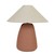 Click to swap image: &lt;strong&gt;Lorne Pebble Tbl Lamp-Terracotta/Oat&lt;/strong&gt;&lt;br&gt;Dimensions: 450 Dia x H490mm&lt;br&gt;Shipped: K/D - Requires Assembly on site - 0.132m3