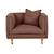 Click to swap image: &lt;strong&gt;Sidney Fold 1 Seater Sofa Chair - Rust - RRP-&#36;2796&lt;/strong&gt;&lt;/br&gt;Dimensions:&lt;/br&gt;W1000 x D920 x H770mm&lt;/br&gt;Shipped:&lt;/br&gt;Assembled (K/D Legs) - 0.65m3&lt;/br&gt;&lt;strong&gt;Arm&lt;/strong&gt;&lt;/br&gt; - Height: 770mm&lt;/br&gt;&lt;strong&gt;Back&lt;/strong&gt;&lt;/br&gt; - Height: 770mm&lt;/br&gt;&lt;strong&gt;Cushion&lt;/strong&gt;&lt;/br&gt; - Fill: High Density Foam+Dacron+Feather&lt;/br&gt;&lt;strong&gt;Seat&lt;/strong&gt;&lt;/br&gt; - Depth: 660mm&lt;/br&gt; - Height: 420mm&lt;/br&gt;&lt;strong&gt;Upholstery&lt;/strong&gt;&lt;/br&gt; - Composition: 85&#37; Polyester, 15&#37;Acrylic&lt;/br&gt; - Martindale Count: 40000&lt;/br&gt; - Removable Covers: NO