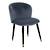 Click to swap image: &lt;strong&gt;Sara Dining  Chair - Steel Blue Velvet - RRP-&#36;1044&lt;/strong&gt;&lt;/br&gt;Dimensions: W560 X D640 X H815mm&lt;/br&gt;Shipped: Assembled - 0.338m3&lt;/br&gt;&lt;strong&gt;Leg&lt;/strong&gt;&lt;/br&gt; - Finish: Matt Powdercoated&lt;/br&gt; - Colour: Black&lt;/br&gt; - Material: Metal&lt;/br&gt;&lt;strong&gt;Product&lt;/strong&gt;&lt;/br&gt; - Stackable: No&lt;/br&gt; - Item Weight: 9kg&lt;/br&gt; - Max. Weight: 120kg&lt;/br&gt; - Assembly State: Assembled&lt;/br&gt;&lt;strong&gt;Upholstery&lt;/strong&gt;&lt;/br&gt; - Removable Covers: No&lt;/br&gt; - Composition: 100&#37; Polyester&lt;/br&gt; - Colour: Steel Blue Velvet