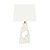 Click to swap image: &lt;strong&gt;Emery Statue Table Lamp - White Speckle/Ivory&lt;/strong&gt;